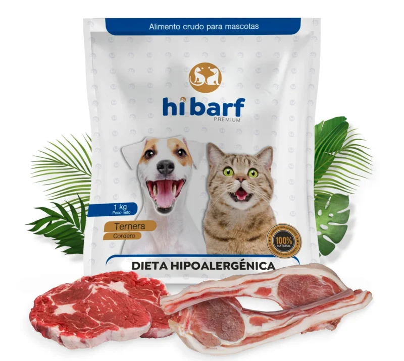 Dieta perros hipoalergénica de ternera y cerdo