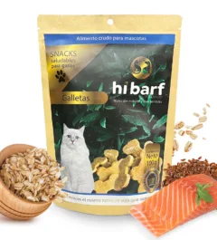 Galletas de atún y salmón para gatos